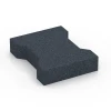 Zámková dlažba von WARCO im Farbdesign Břidlicová šedá mit den Abmessungen 20 x 16,5 x 4,5 cm | 0,0278 m². Produktfoto von Artikel 7071 in der Aufsicht von schräg vorne.
