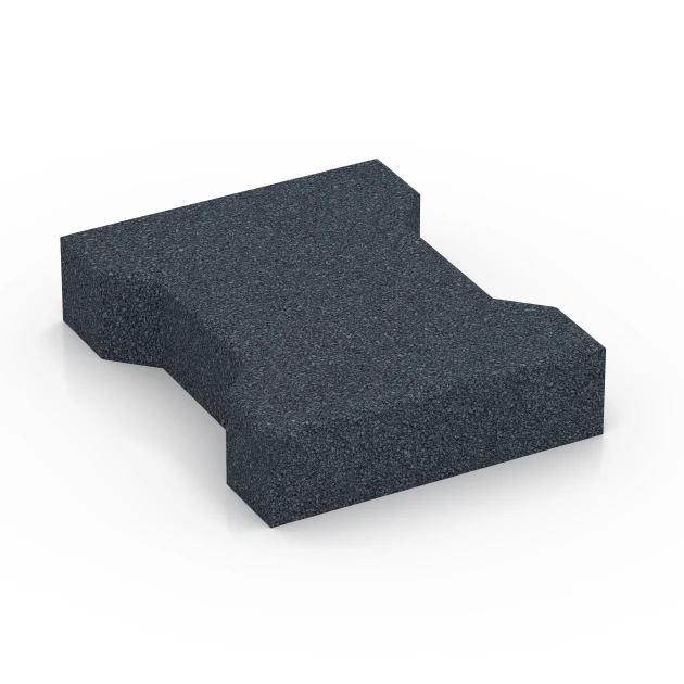 Zámková dlažba von WARCO im Farbdesign Břidlicová šedá mit den Abmessungen 20 x 16,5 x 4,5 cm | 0,0278 m². Produktfoto von Artikel 7071 in der Aufsicht von schräg vorne.