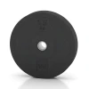 Bumper Plate von WARCO im Farbdesign Antracit mit den Abmessungen 15 kg | ø 45,4 x 8,61 cm. Produktfoto von Artikel 6086 in der Aufsicht von schräg vorne.