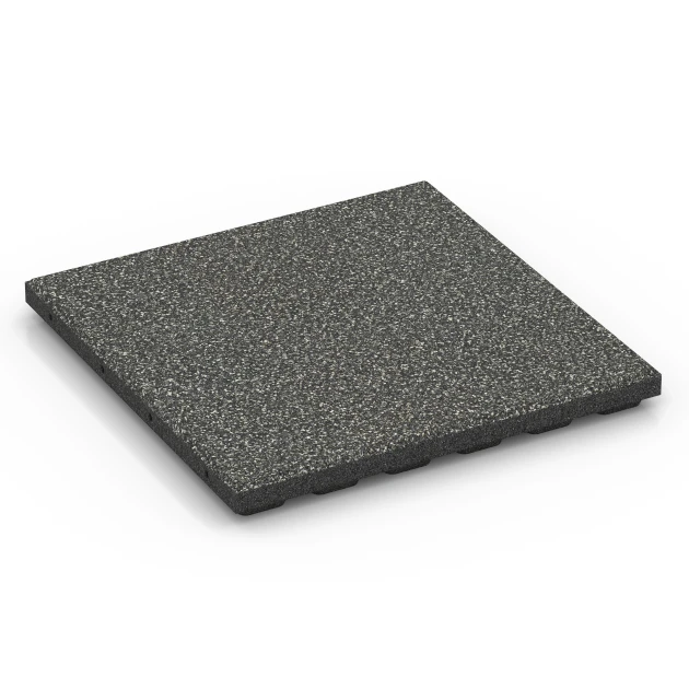 Terasová dlaždice Classic von WARCO im Farbdesign Tmavě šedá žula mit den Abmessungen 50 x 50 x 4 cm. Produktfoto von Artikel 6363 in der Aufsicht von schräg vorne.