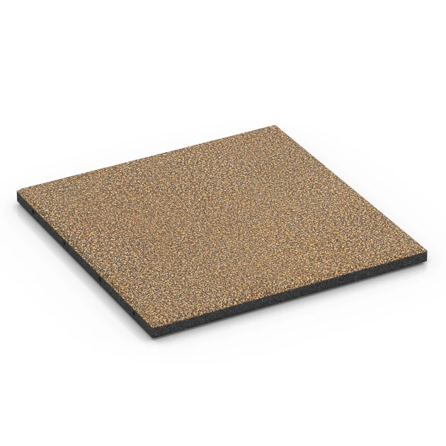 Terasová dlaždice Classic von WARCO im Farbdesign Ratan mit den Abmessungen 50 x 50 x 3 cm. Produktfoto von Artikel 6362 in der Aufsicht von schräg vorne.