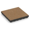 Dopadová dlaždice EPDM – 210 cm von WARCO im Farbdesign Terakota mit den Abmessungen 50 x 50 x 7 cm | 0,25 m². Produktfoto von Artikel 6443 in der Aufsicht von schräg vorne.