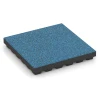 Dopadová dlaždice EPDM – 210 cm von WARCO im Farbdesign Atlantik mit den Abmessungen 50 x 50 x 7 cm | 0,25 m². Produktfoto von Artikel 6447 in der Aufsicht von schräg vorne.