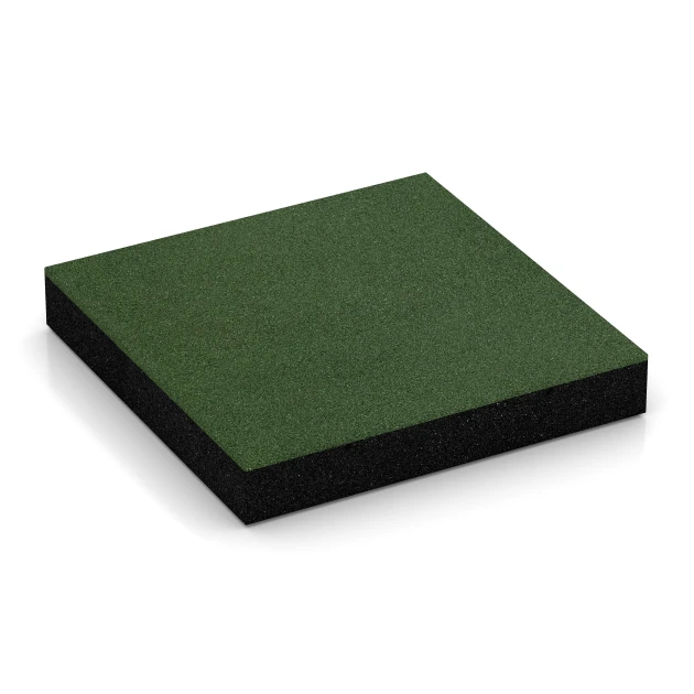 Dopadová dlaždice – 230 cm von WARCO im Farbdesign Travní zelená mit den Abmessungen 50 x 50 x 8 cm | 0,25 m². Produktfoto von Artikel 6273 in der Aufsicht von schräg vorne.