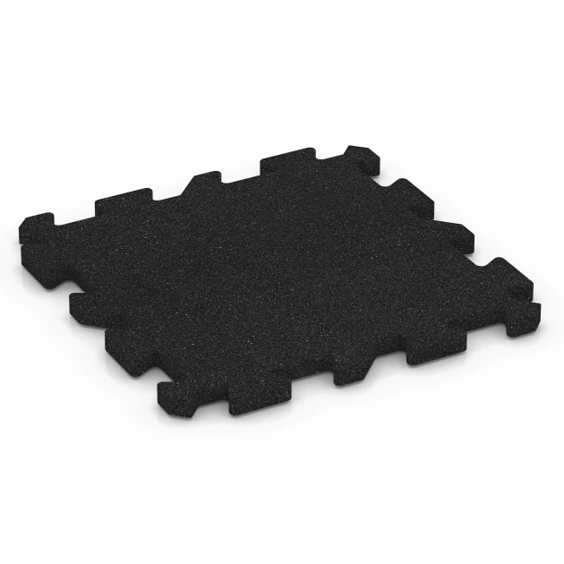 Dopadová dlaždice – 100 cm von WARCO im Farbdesign Antracit mit den Abmessungen 50 x 50 x 3 cm | 0,25 m². Produktfoto von Artikel 6393 in der Aufsicht von schräg vorne.
