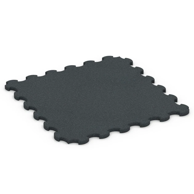 Gumová podložka pro psy von WARCO im Farbdesign Antracit mit den Abmessungen 102,5 x 102,5 x 3 cm | 1,05 m². Produktfoto von Artikel 7084 in der Aufsicht von schräg vorne.