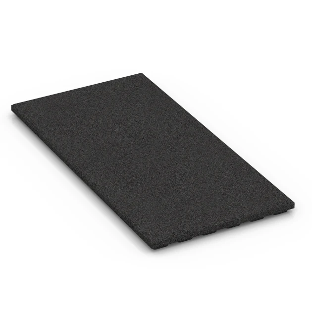 Stájová rohož Komfort von WARCO im Farbdesign Antracit mit den Abmessungen 100 x 50 x 4 cm | 0,50 m². Produktfoto von Artikel 6385 in der Aufsicht von schräg vorne.