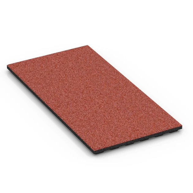 Stájová rohož Komfort von WARCO im Farbdesign Cihlově červená mit den Abmessungen 100 x 50 x 4 cm | 0,50 m². Produktfoto von Artikel 6386 in der Aufsicht von schräg vorne.