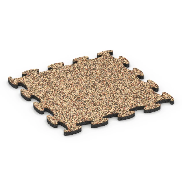 Hrací podložka von WARCO im Farbdesign Terakota mit den Abmessungen 46 x 46 x 1,8 cm. Produktfoto von Artikel 6754 in der Aufsicht von schräg vorne.