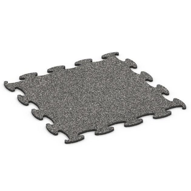 Fitness Active podlaha von WARCO im Farbdesign Tmavě šedá žula mit den Abmessungen 98 x 98 × 1,8 cm. Produktfoto von Artikel 6832 in der Aufsicht von schräg vorne.