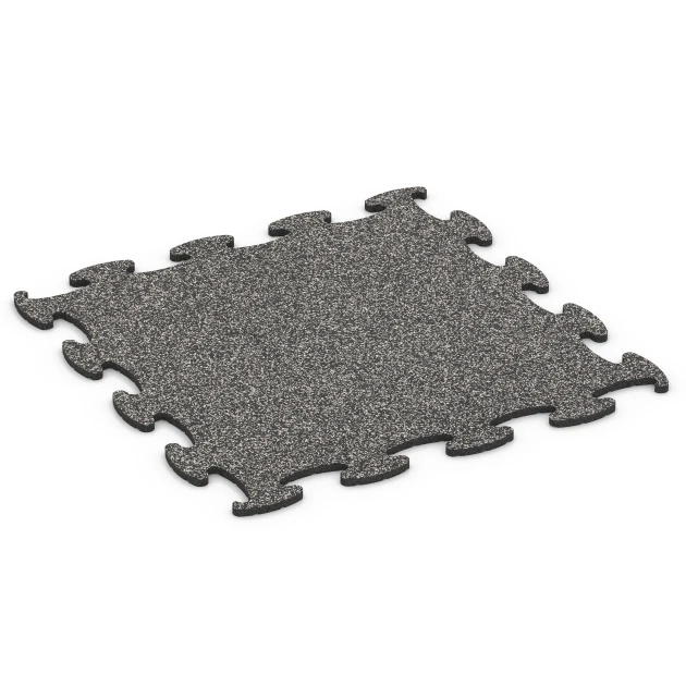 Fitness Max Floor System von WARCO im Farbdesign Tmavě šedá žula mit den Abmessungen 98 x 98 × 1,8 cm. Produktfoto von Artikel 6868 in der Aufsicht von schräg vorne.