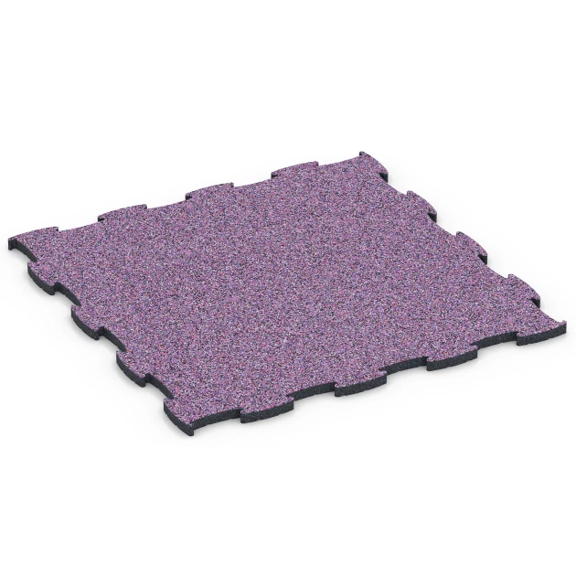 Fitness Active podlaha von WARCO im Farbdesign Levandule mit den Abmessungen 97,1 x 97,1 x 2,8 cm. Produktfoto von Artikel 6855 in der Aufsicht von schräg vorne.