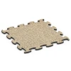 Fitness Active podlaha von WARCO im Farbdesign Travertin mit den Abmessungen 98 x 98 x 2,8 cm. Produktfoto von Artikel 6856 in der Aufsicht von schräg vorne.