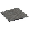 Fitness Max Floor System von WARCO im Farbdesign Tmavě šedá žula mit den Abmessungen 97,1 x 97,1 x 2,8 cm. Produktfoto von Artikel 6886 in der Aufsicht von schräg vorne.
