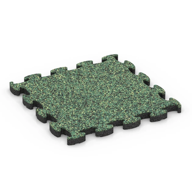 Klik dlaždice kamenný koberec von WARCO im Farbdesign Anglický trávník mit den Abmessungen 30 x 30 x 1,8 cm. Produktfoto von Artikel 6816 in der Aufsicht von schräg vorne.