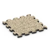 Klik dlaždice kamenný koberec von WARCO im Farbdesign Travertin mit den Abmessungen 30 x 30 x 1,8 cm. Produktfoto von Artikel 6820 in der Aufsicht von schräg vorne.