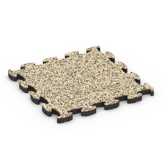 Klik dlaždice kamenný koberec von WARCO im Farbdesign Travertin mit den Abmessungen 30 x 30 x 1,8 cm. Produktfoto von Artikel 6820 in der Aufsicht von schräg vorne.