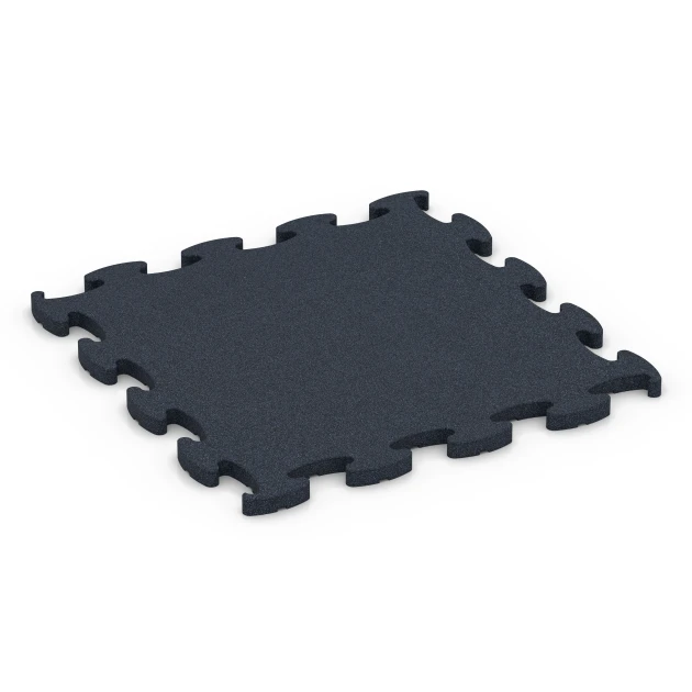 Fitness Premium sportovní podlaha Plus von WARCO im Farbdesign Antracit mit den Abmessungen 45,9 x 45,9 x 1,8. Produktfoto von Artikel 6966 in der Aufsicht von schräg vorne.