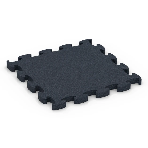 Fitness Premium sportovní podlaha Plus von WARCO im Farbdesign Antracit mit den Abmessungen 45,9 x 45,9 x 2,8 cm. Produktfoto von Artikel 6967 in der Aufsicht von schräg vorne.