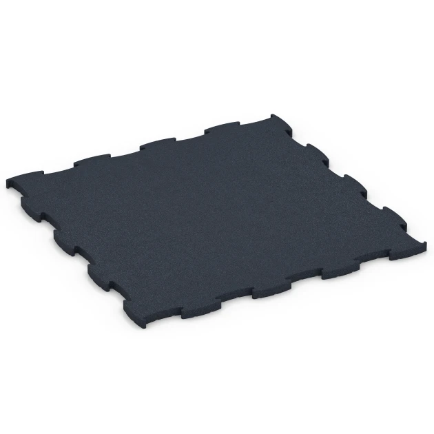 Fitness Premium sportovní podlaha Plus von WARCO im Farbdesign Antracit mit den Abmessungen 99 x 99 x 2,8 cm. Produktfoto von Artikel 6969 in der Aufsicht von schräg vorne.