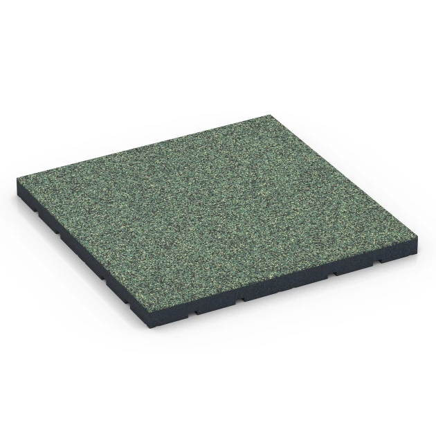 Sportovní podlaha pro venkovní fitness von WARCO im Farbdesign Anglický trávník mit den Abmessungen 60 x 60 x 4 cm | 0,36 m². Produktfoto von Artikel 7143 in der Aufsicht von schräg vorne.