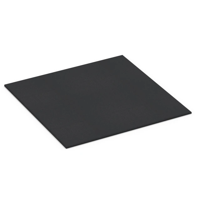 Fitness Performance Basic gumová podlaha do fitness von WARCO im Farbdesign Antracit mit den Abmessungen 100 x 100 x 1,5 cm | 1,00 m². Produktfoto von Artikel 7073 in der Aufsicht von schräg vorne.