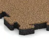 Detailaufnahme der Randausprägung von WARCO-Produkt 5940, Vnitřní podlahová dlaždice puzzle, Format 500 x 500 x 40 mm, Farbe Maroko.