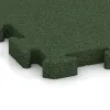 Detailaufnahme der Randausprägung von WARCO-Produkt 4031, Podlahová krytina pro psy, Format 500 x 500 x 40 mm, Farbe Trávově zelená.