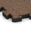 Detailaufnahme der Randausprägung von WARCO-Produkt 5918, Vnitřní podlahová dlaždice puzzle, Format 1000 x 1000 x 40 mm, Farbe Kůra a Basto.