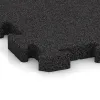 Detailaufnahme der Randausprägung von WARCO-Produkt 4076, Sportovní krytina pro psy HD, Format 1000 x 1000 x 40 mm, Farbe Antracit.