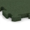 Detailaufnahme der Randausprägung von WARCO-Produkt 3477, Playground flooring, Format 100 x 100 x 4 cm | 1,00 m², Farbe Travní zelená.