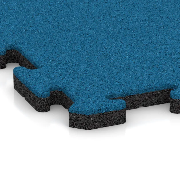 Detailaufnahme der Randausprägung von WARCO-Produkt 5310, Venkovní dlaždice na klik, Format 500 x 500 x 30 mm, Farbe Nebe modrá.