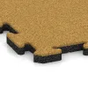 Detailaufnahme der Randausprägung von WARCO-Produkt 5307, Venkovní dlaždice na klik, Format 500 x 500 x 30 mm, Farbe Citronová žlutá.