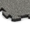 Detailaufnahme der Randausprägung von WARCO-Produkt 5848, Vnitřní podlahová dlaždice puzzle, Format 1000 x 1000 x 30 mm, Farbe Šedý granit.