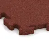 Detailaufnahme der Randausprägung von WARCO-Produkt 3355, Podlahová krytina pro psy, Format 1000 x 1000 x 30 mm, Farbe Cihlově červená.