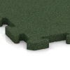 Detailaufnahme der Randausprägung von WARCO-Produkt 3326, Playground flooring, Format 100 x 100 x 3 cm | 1,00 m², Farbe Travní zelená.