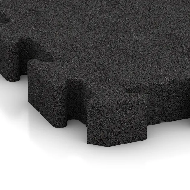 Detailaufnahme der Randausprägung von WARCO-Produkt 3180, Dlažba na terasu, Format 500 x 500 x 60 mm, Farbe Antracit.