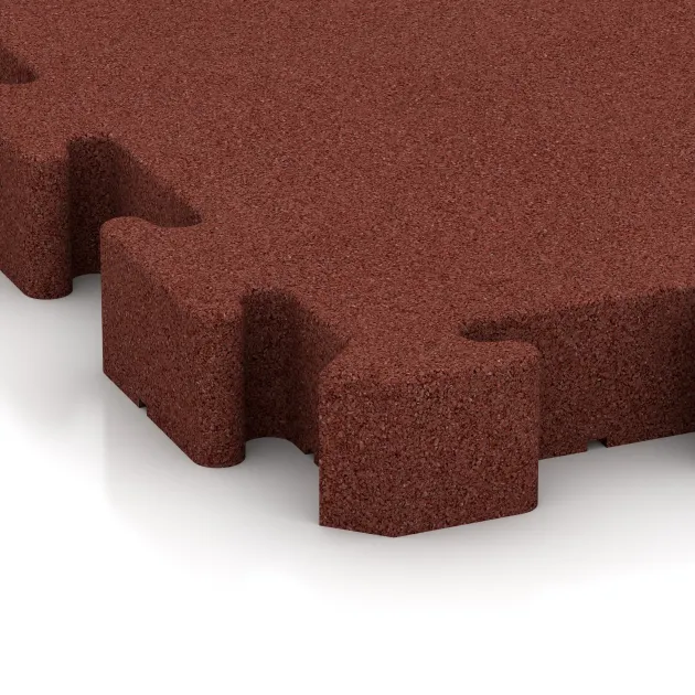 Detailaufnahme der Randausprägung von WARCO-Produkt 3181, Dlažba na terasu, Format 500 x 500 x 60 mm, Farbe Cihlově červená.