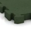 Detailaufnahme der Randausprägung von WARCO-Produkt 3182, Venkovní dlaždice na klik, Format 500 x 500 x 60 mm, Farbe Trávově zelená.