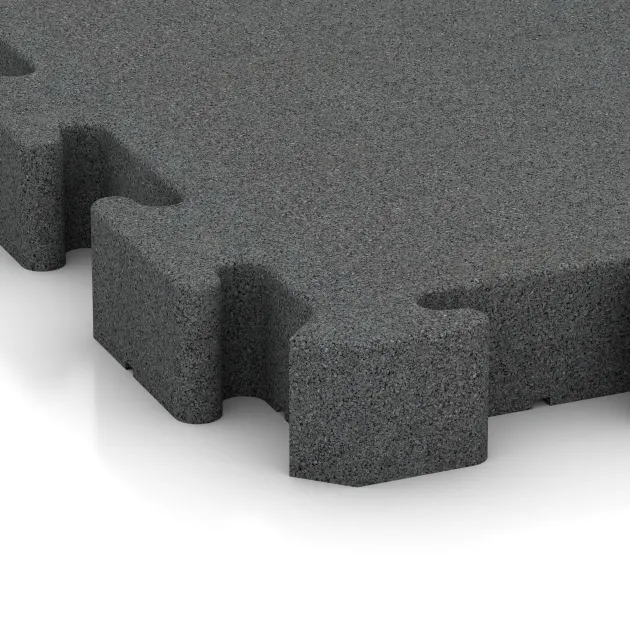 Detailaufnahme der Randausprägung von WARCO-Produkt 3183, Dlažba na terasu, Format 500 x 500 x 60 mm, Farbe Šedá břidlice.