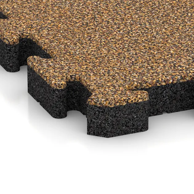 Detailaufnahme der Randausprägung von WARCO-Produkt 3017, Dlažba na terasu, Format 500 x 500 x 50 mm, Farbe Maroko.