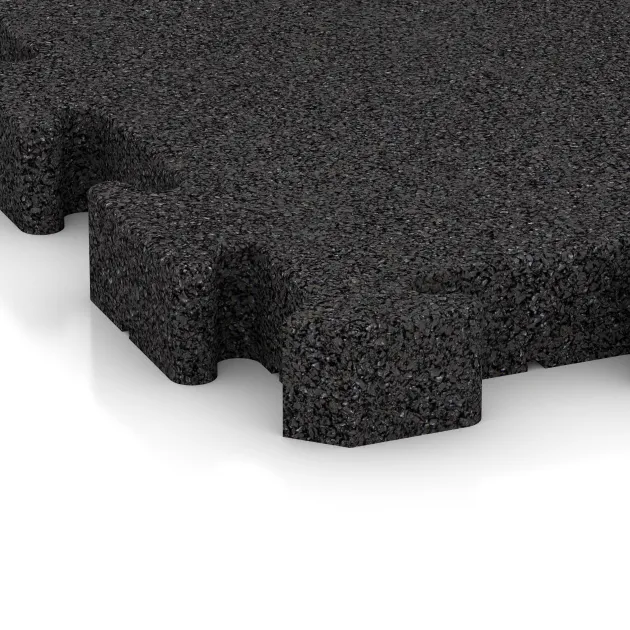 Detailaufnahme der Randausprägung von WARCO-Produkt 3132, Dlažba na terasu, Format 500 x 500 x 50 mm, Farbe Antracit.