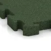 Detailaufnahme der Randausprägung von WARCO-Produkt 3146, Paving slab, Format 500 x 500 x 50 mm, Farbe Trávově zelená.