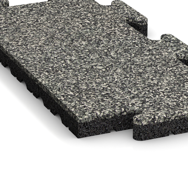 Detailaufnahme der Randausprägung von WARCO-Produkt 4859, Okrajová dlaždice, Format 500 x 235 x 30 mm, Farbe Šedý granit.