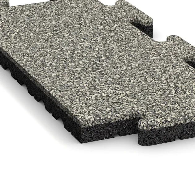 Detailaufnahme der Randausprägung von WARCO-Produkt 4881, Okrajová dlaždice HD, Format 500 x 235 x 30 mm, Farbe Světlý granit.