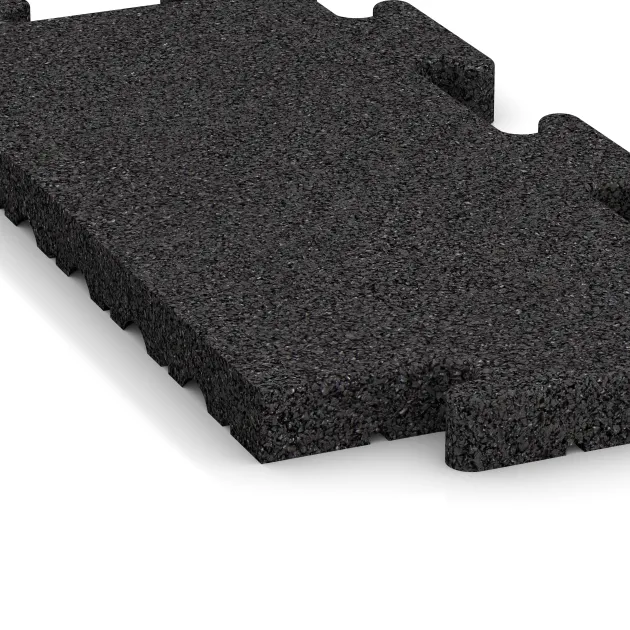 Detailaufnahme der Randausprägung von WARCO-Produkt 4925, Okrajová dlaždice, Format 500 x 235 x 30 mm, Farbe Antracit.