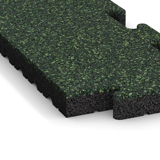Detailaufnahme der Randausprägung von WARCO-Produkt 4973, Okrajová dlaždice HD, Format 500 x 235 x 40 mm, Farbe Anglický trávník.