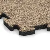 Detailaufnahme der Randausprägung von WARCO-Produkt 5041, Okrajová dlaždice HD, Format 1000 x 485 x 30 mm, Farbe Travertin.