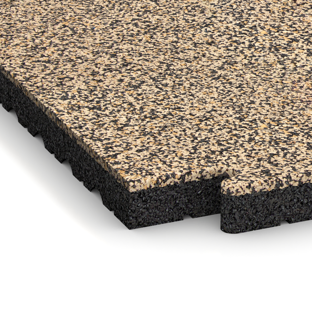 Detailaufnahme der Randausprägung von WARCO-Produkt 5122, Okrajová dlaždice HD, Format 1000 x 485 x 40 mm, Farbe Travertin.