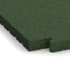 Detailaufnahme der Randausprägung von WARCO-Produkt 5156, Rohová dlaždice, Format 485 x 485 x 40 mm, Farbe Trávově zelená.